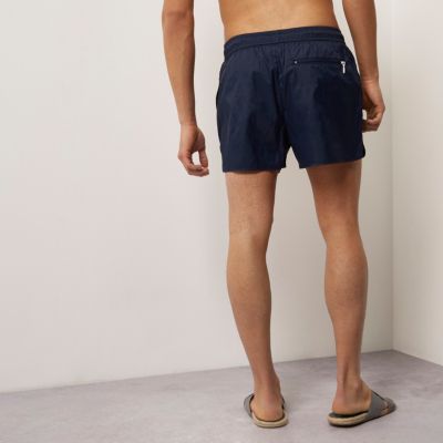 Navy short swim shorts